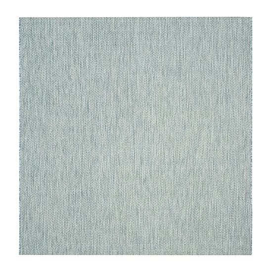 Safavieh Courtyard Collection Flora Geometric Indoor/Outdoor Square Area Rug