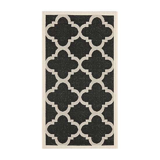 Safavieh Courtyard Collection Gina Geometric Indoor/Outdoor Area Rug