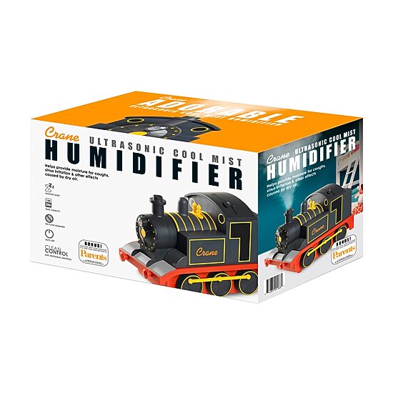Crane 1 Gallon Ultrasonic Cool Mist Humidifier - Train