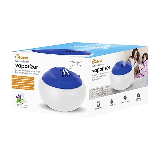 Crane 1 Gallon Hot Steam Vaporizer - Blue/White