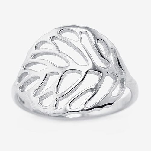 Silver Treasures Womens Sterling Silver Band, 7, Silver