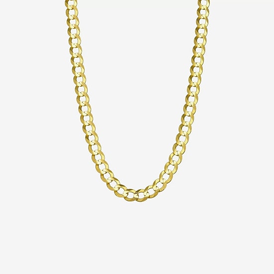 14K Yellow Gold 5.7MM Curb Necklace