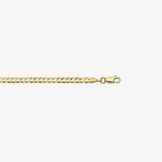 14K Yellow Gold 3.6 MM Curb Necklace