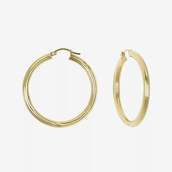 14K Gold Hoop Earrings