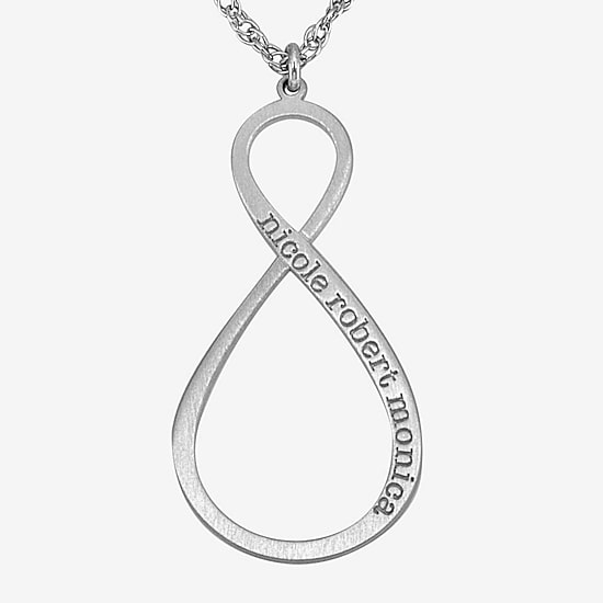 Personalized Infinity Name Pendant Necklace