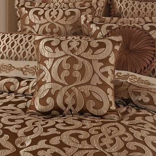 Queen Street La Grande Copper Square Throw Pillow