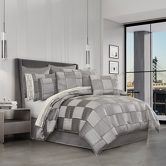 Queen Street Benton 4-pc. Jacquard Extra Weight Comforter Set