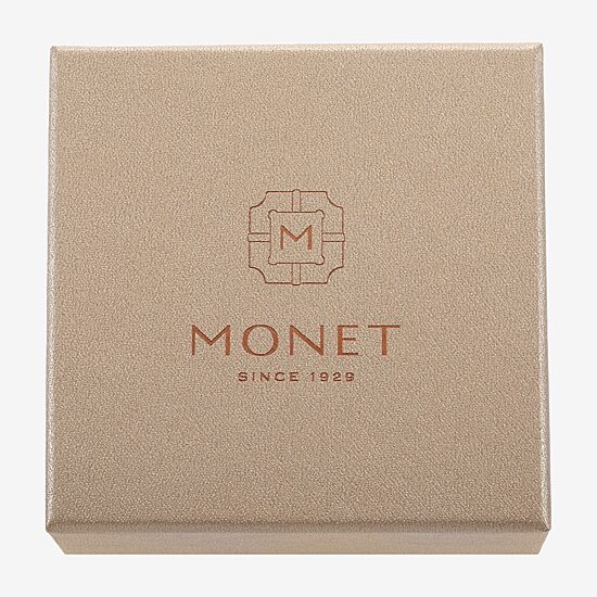 Monet Jewelry Gold Tone Monarch Multi Color Glass Pin