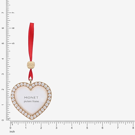 Monet Jewelry Gold Tone Frame Christmas Ornament