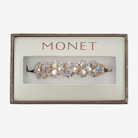Monet Jewelry Coil Womens Glass Wrap Bracelet