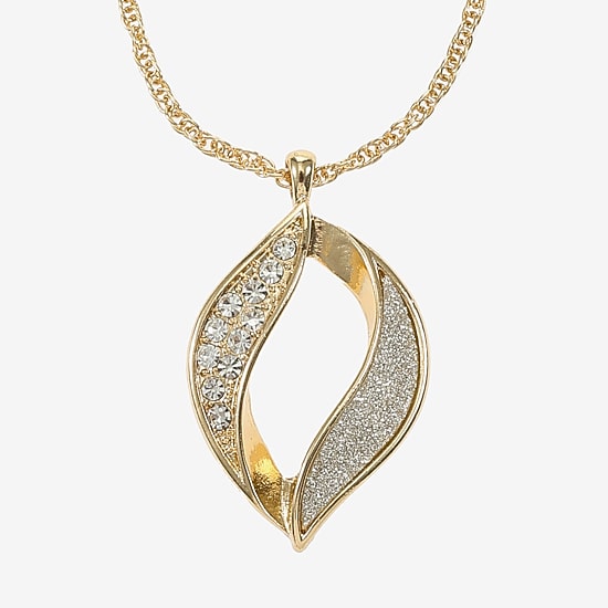 Monet Jewelry Twist Pendant Necklace & Drop Earring Womens Glass 2-pc. Jewelry Set