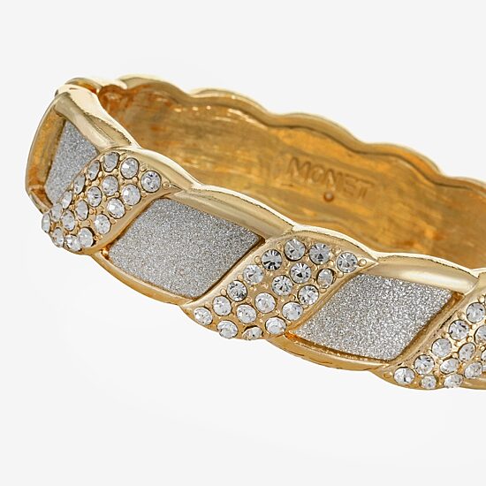 Monet Jewelry Womens Glass Bangle Bracelet