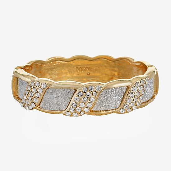 Monet Jewelry Womens Glass Bangle Bracelet