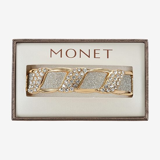 Monet Jewelry Womens Glass Bangle Bracelet