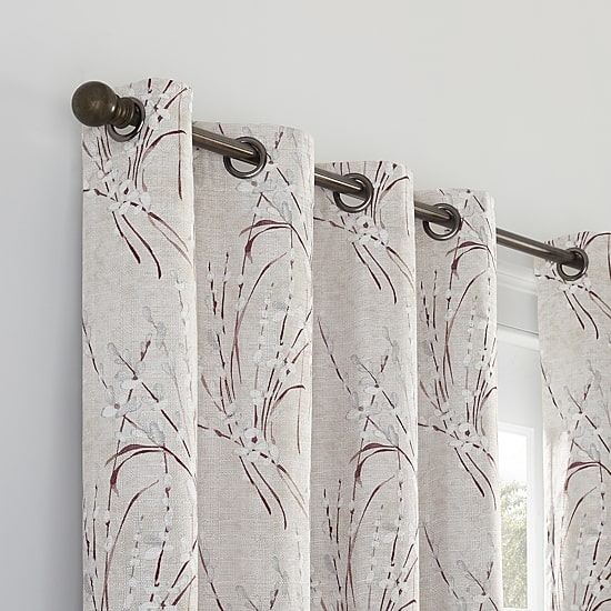 Eclipse Ambiance Botanical Grommet Top Energy Saving 100% Blackout Single Curtain Panel