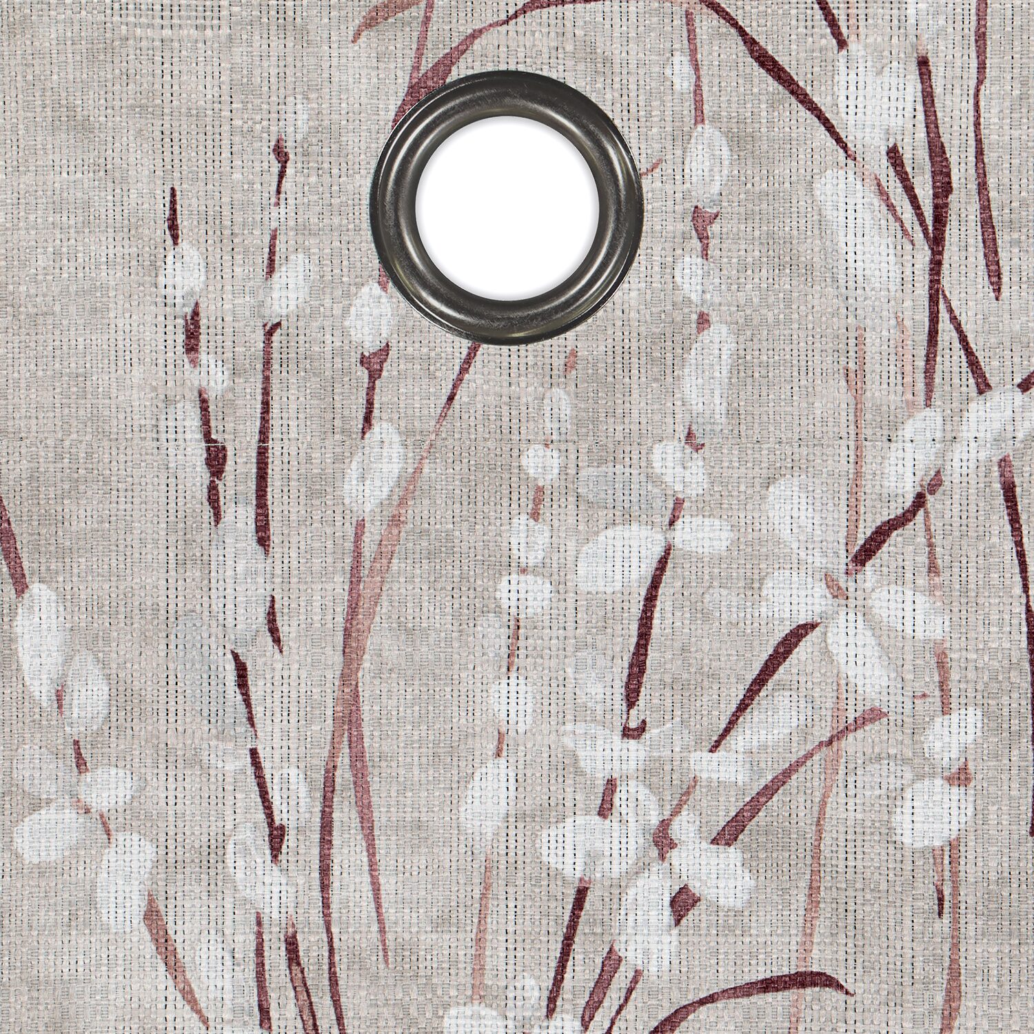 Eclipse Ambiance Botanical Grommet Top Energy Saving 100% Blackout Single Curtain Panel