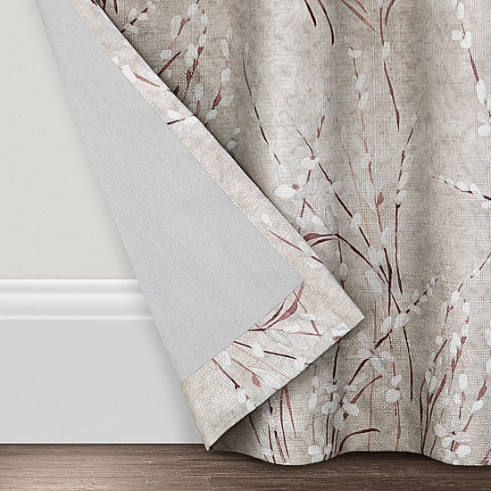 Eclipse Ambiance Botanical Grommet Top Energy Saving 100% Blackout Single Curtain Panel