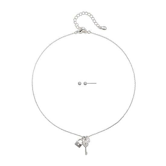 Bijoux Bar Delicates Womens Keys 2-pc. Jewelry Set