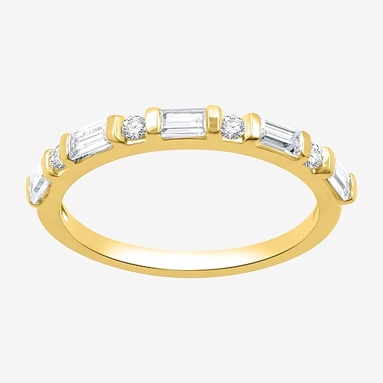 I Said Yes (H-I / I1) Womens 1/3 CT. T.W. Lab Grown White Diamond 14K Gold Over Silver Sterling Silver Wedding Band