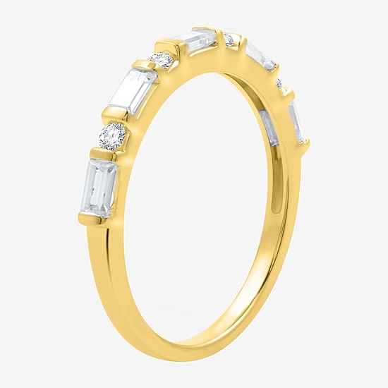 I Said Yes (H-I / I1) Womens 1/3 CT. T.W. Lab Grown White Diamond 14K Gold Over Silver Sterling Silver Wedding Band