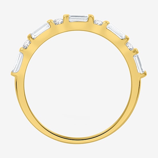 I Said Yes (H-I / I1) Womens 1/3 CT. T.W. Lab Grown White Diamond 14K Gold Over Silver Sterling Silver Wedding Band