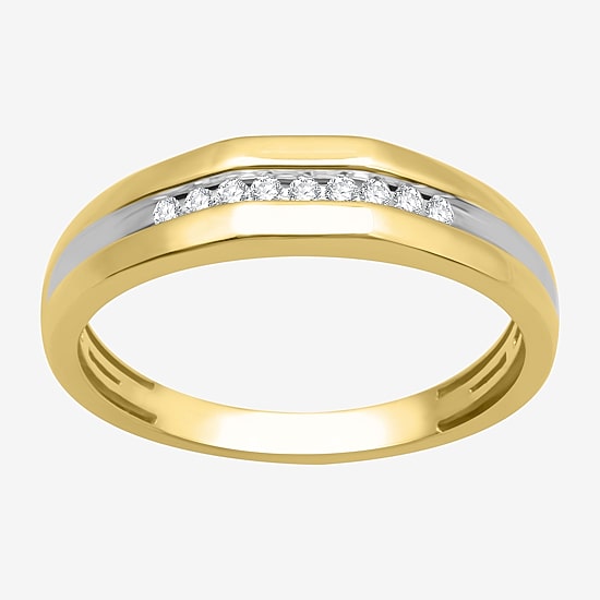 (H-I / I1) I Said Yes 1/10 CT. T.W. Lab Grown White Diamond Wedding Band