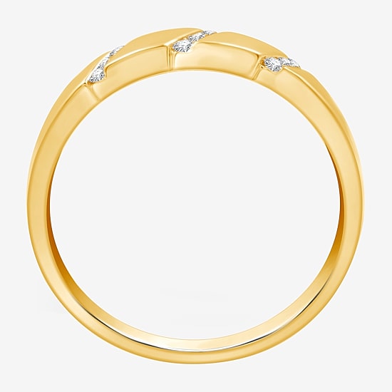 I Said Yes (H-I / I1) 1/6 CT. T.W. Lab Grown White Diamond Sterling Silver or 14K Gold Over Silver Wedding Band