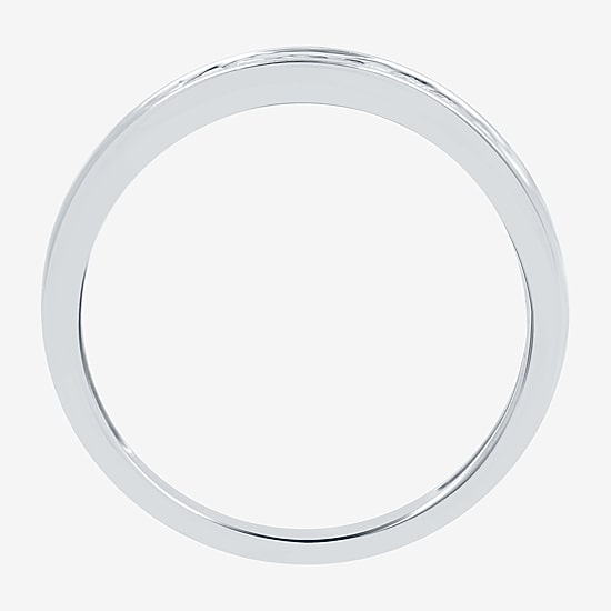 I Said Yes (H-I / I1) Womens 1 CT. T.W. Lab Grown White Diamond Sterling Silver Round Side Stone Halo Bridal Set
