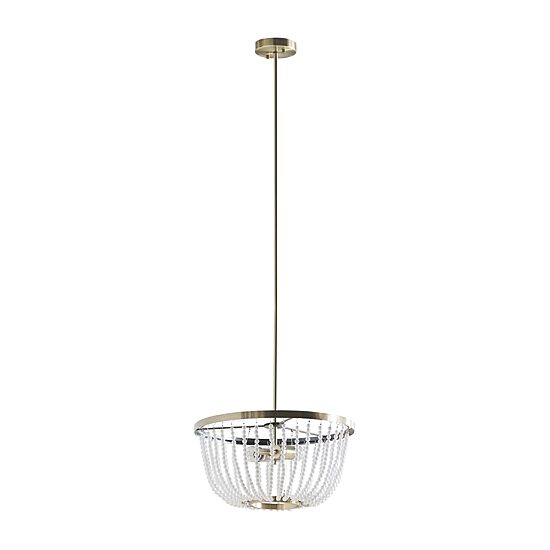 Hampton Hill Melrose 2 Light Beaded Chandelier