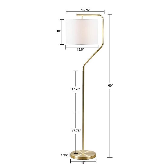 Hampton Hill Aster Angular Floor Lamp