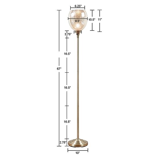 Hampton Hill Bellow Uplight Floor Lamp