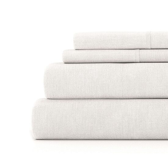 Casual Comfort Linen Rayon From Bamboo Deep Pocket Sheet Set