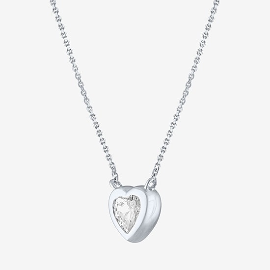 Diamond Addiction (G-H / Si2-I1) Womens 1/2 CT. T.W. Lab Grown White Diamond 10K Gold 18 Inch Pendant Necklace
