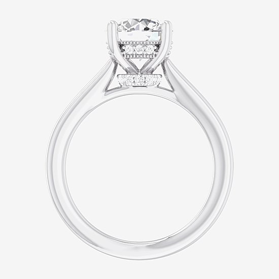 (G-H / SI1-SI2) Womens 2 CT. T.W. Lab Grown White Diamond 14K Gold Round Solitaire Engagement Ring