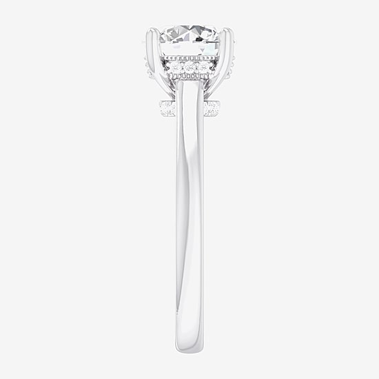 (G-H / SI1-SI2) Womens 2 CT. T.W. Lab Grown White Diamond 14K Gold Round Solitaire Engagement Ring