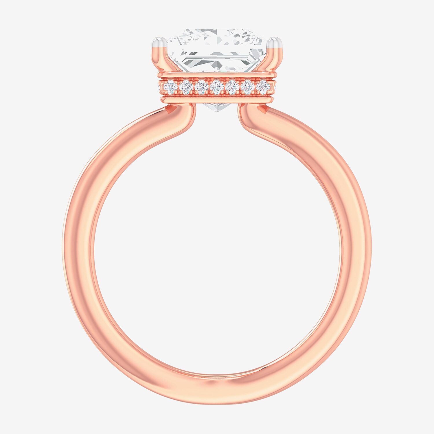 G-H / SI1-SI2) Womens 2 CT. T.W. Lab Grown White Diamond 14K Gold Princess Solitaire Engagement Ring