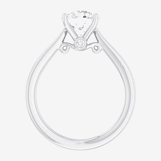 (G-H / SI1-SI2) Womens 2 CT. T.W. Lab Grown White Diamond 14K Gold Round Solitaire Engagement Ring