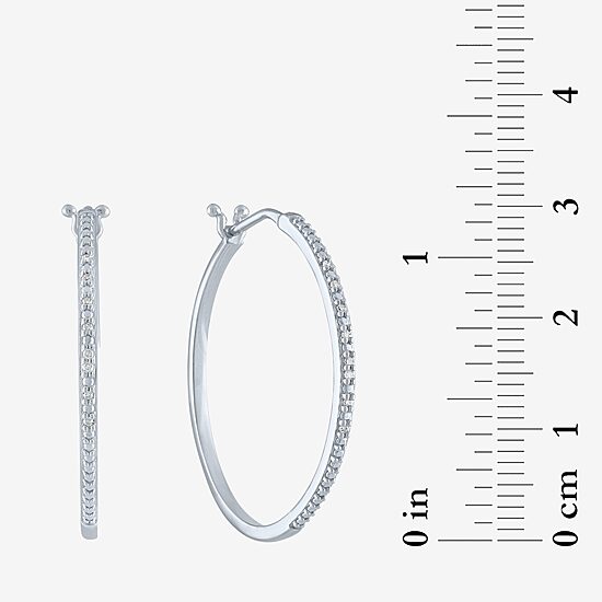Yes, Please! Womens Diamond Accent Natural Diamond 14K Gold Over Silver Sterling Silver 2 Pair Earring Set