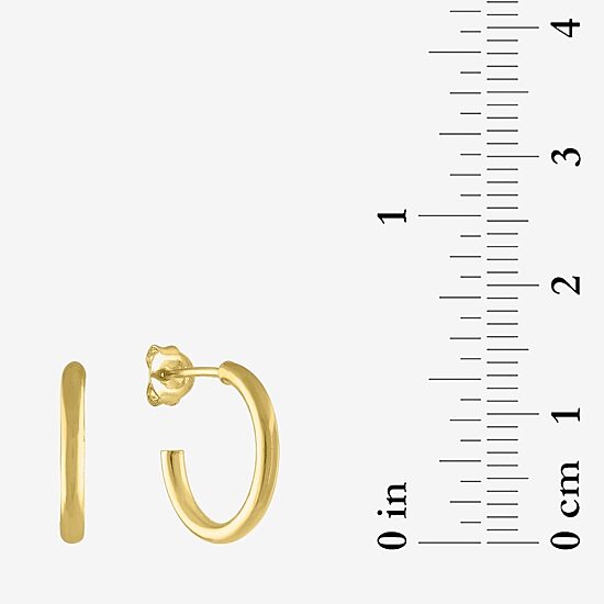 Yes, Please! Womens Diamond Accent Natural Diamond 14K Gold Over Silver Sterling Silver 2 Pair Earring Set