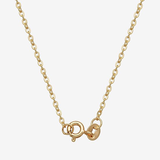 Dog Womens 18K Gold Over Silver 18 Inch Pendant Necklace