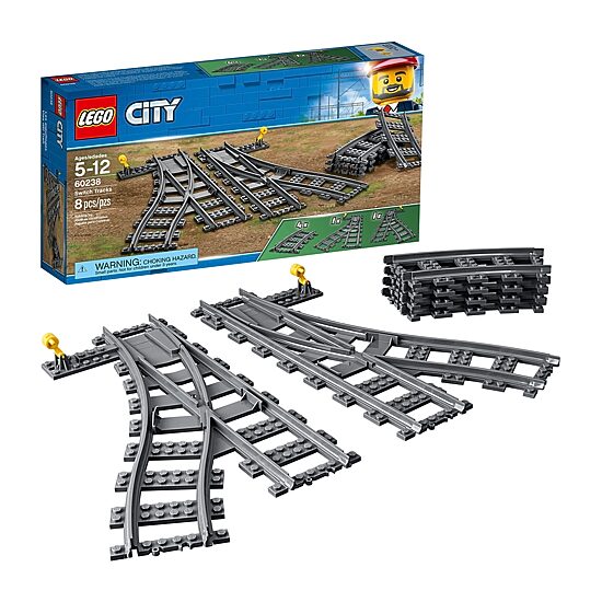 LEGO® City Switch Tracks 60238 Building Set 8-pc.