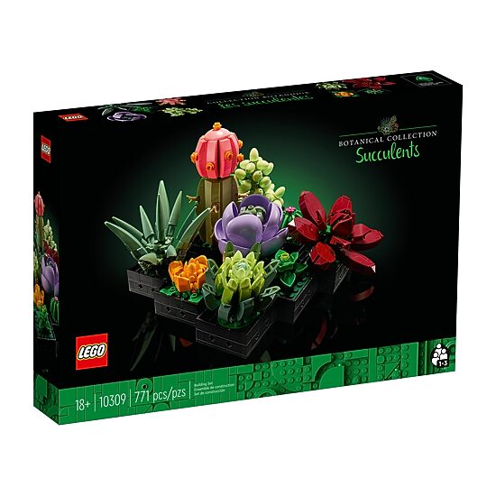 Succulents Plant Decor Building Kit (771 Pieces)