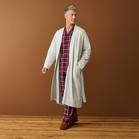 Stafford Mens Long Length Long Sleeve Robe