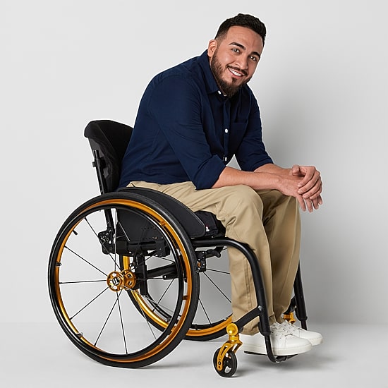 St. John's Bay Universal Wrinkle Free Easy Care Seated Mens Adaptive Easy-on + Easy-off Seated Wear Classic Fit Flat Front Pant