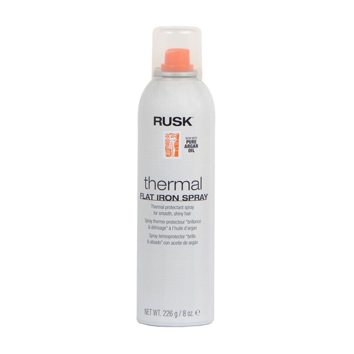 Rusk Thermal Iron Argan Oil Infused Heat Protectant 8 oz.