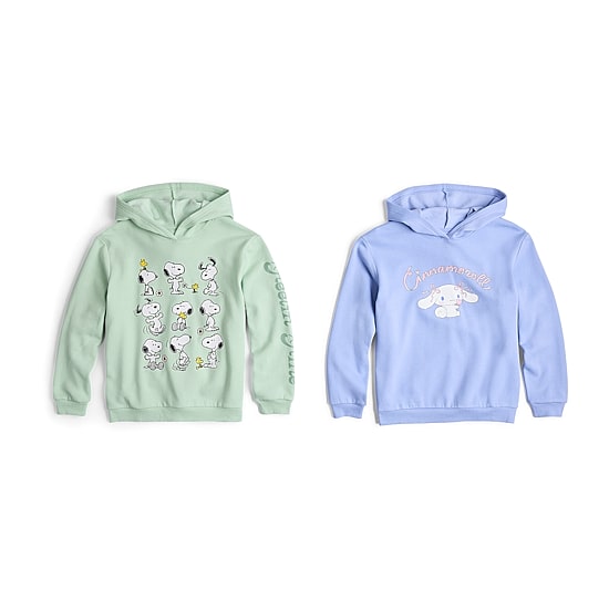 Little & Big Kid Girls Long Sleeve Cinnamoroll Fleece Hoodie