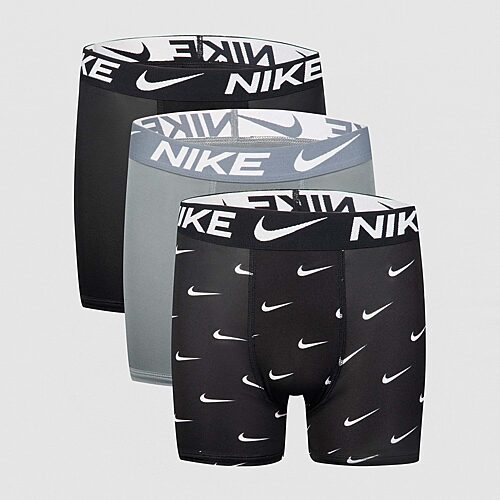 Nike Little & Big Kid Boys 3 Pack Boxer Briefs 9n0845-W1w, X-large, Black