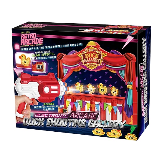 Retro Arcade Duck Shooting Gallery