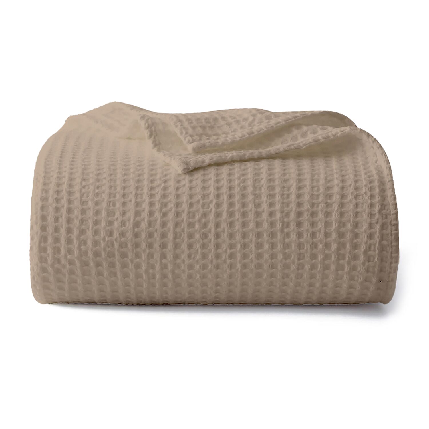 Color Sense 100% Cotton Waffle Blanket Set