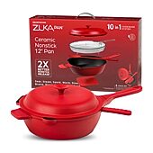 Granitestone Zuka Everyday Multi-Functional 12" Pan Cooking System